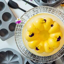 Bakery blomst silikoneform